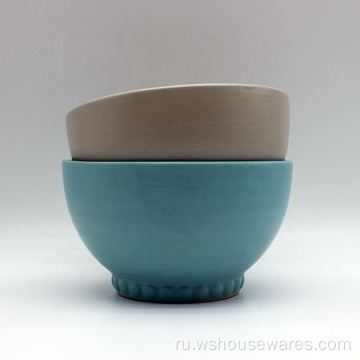 Высокое качество Цветная глазурная чаша керамическая напечатанная чаша